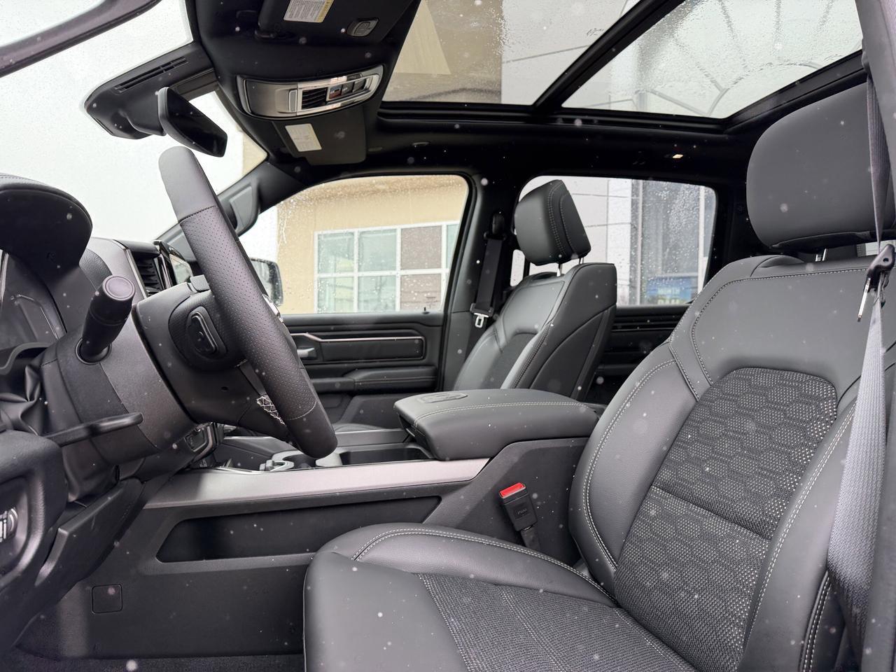 2026 Ram 1500 Sport Crew Cab 4x4 | Hurricane Twin Turbo | Diamond Black | Dual-Pane Panoramic Sunroof | 12IN NAV Redwater AB