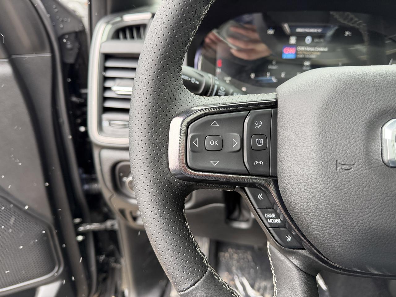 2026 Ram 1500 Sport Crew Cab 4x4 | Hurricane Twin Turbo | Diamond Black | Dual-Pane Panoramic Sunroof | 12IN NAV Redwater AB