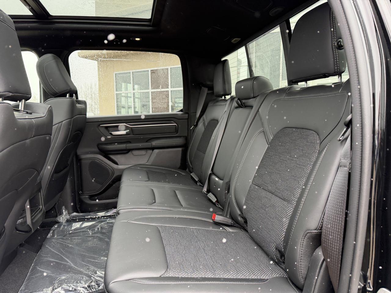 2026 Ram 1500 Sport Crew Cab 4x4 | Hurricane Twin Turbo | Diamond Black | Dual-Pane Panoramic Sunroof | 12IN NAV Redwater AB