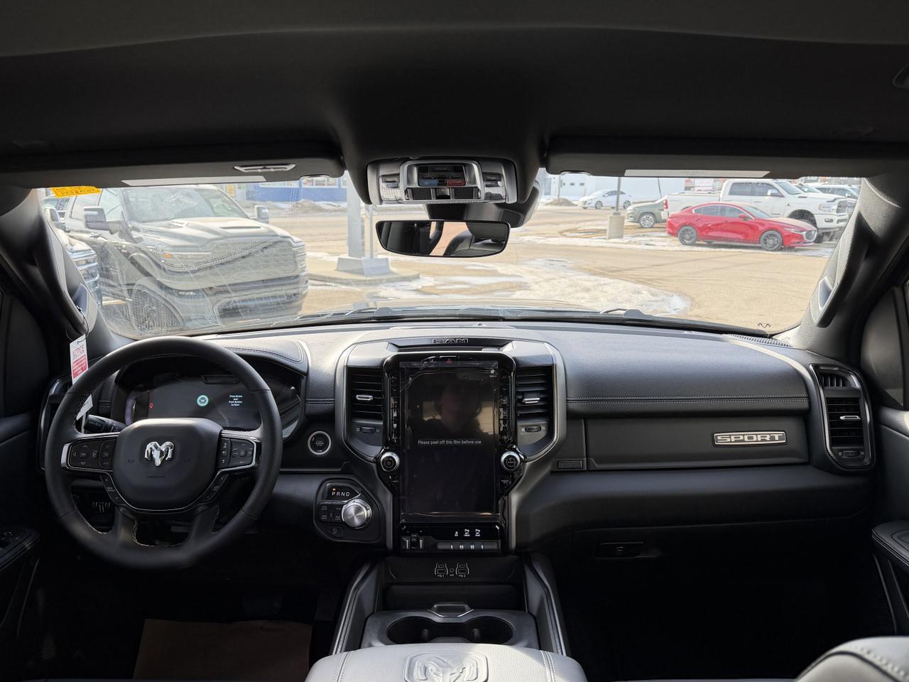 2026 Ram 1500 Sport Crew Cab 4x4 | Rig Ready Ram | 12IN Display | 360 Camera | Heated Seats | Remote Start Redwater AB