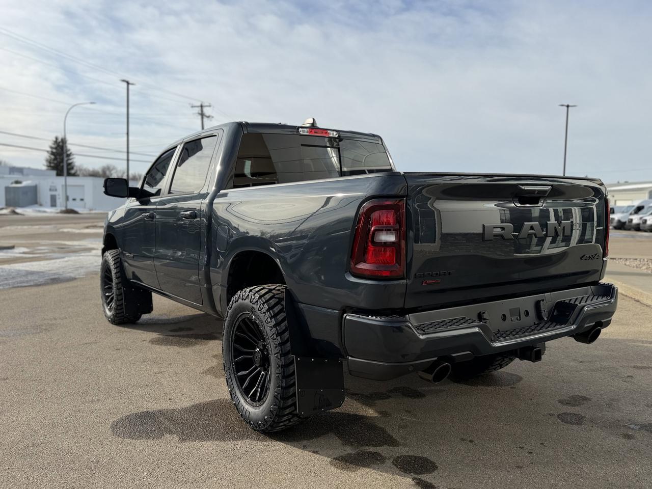 2026 Ram 1500 Sport Crew Cab 4x4 | Rig Ready Ram | 12IN Display | 360 Camera | Heated Seats | Remote Start Redwater AB