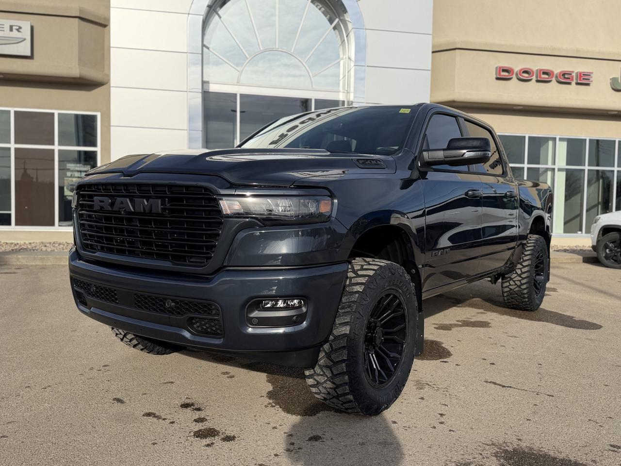 2026 Ram 1500 Sport Crew Cab 4x4 | Rig Ready Ram | 12IN Display | 360 Camera | Heated Seats | Remote Start Redwater AB