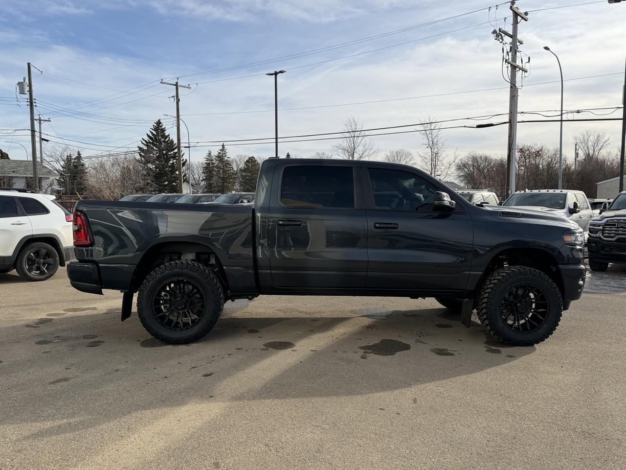 2026 Ram 1500 Sport Crew Cab 4x4 | Rig Ready Ram | 12IN Display | 360 Camera | Heated Seats | Remote Start Redwater AB