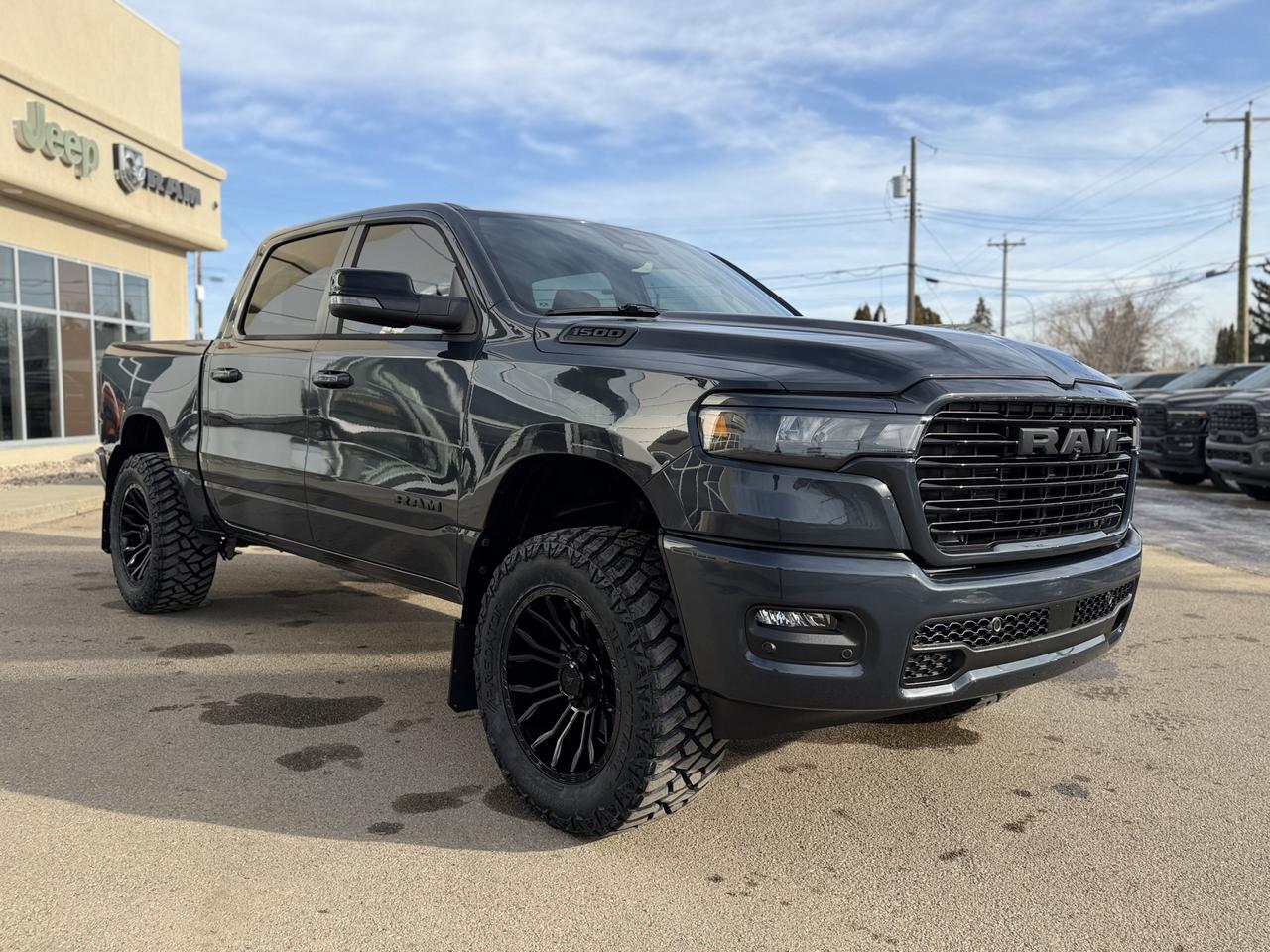 2026 Ram 1500 Sport Crew Cab 4x4 | Rig Ready Ram | 12IN Display | 360 Camera | Heated Seats | Remote Start Redwater AB