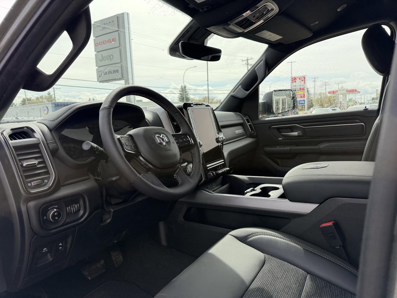 2026 Ram 1500 Sport Crew Cab 4x4 | Rig Ready Ram | 3L Twin Turbo | 12IN Touchscreen | NAV | Heated Seats Redwater AB