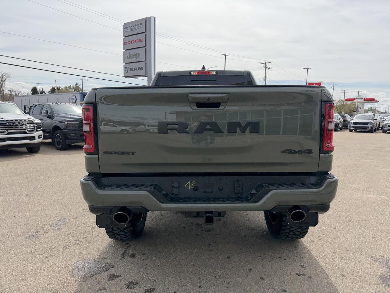 2026 Ram 1500 Sport Crew Cab 4x4 | Rig Ready Ram | 3L Twin Turbo | 12IN Touchscreen | NAV | Heated Seats Redwater AB