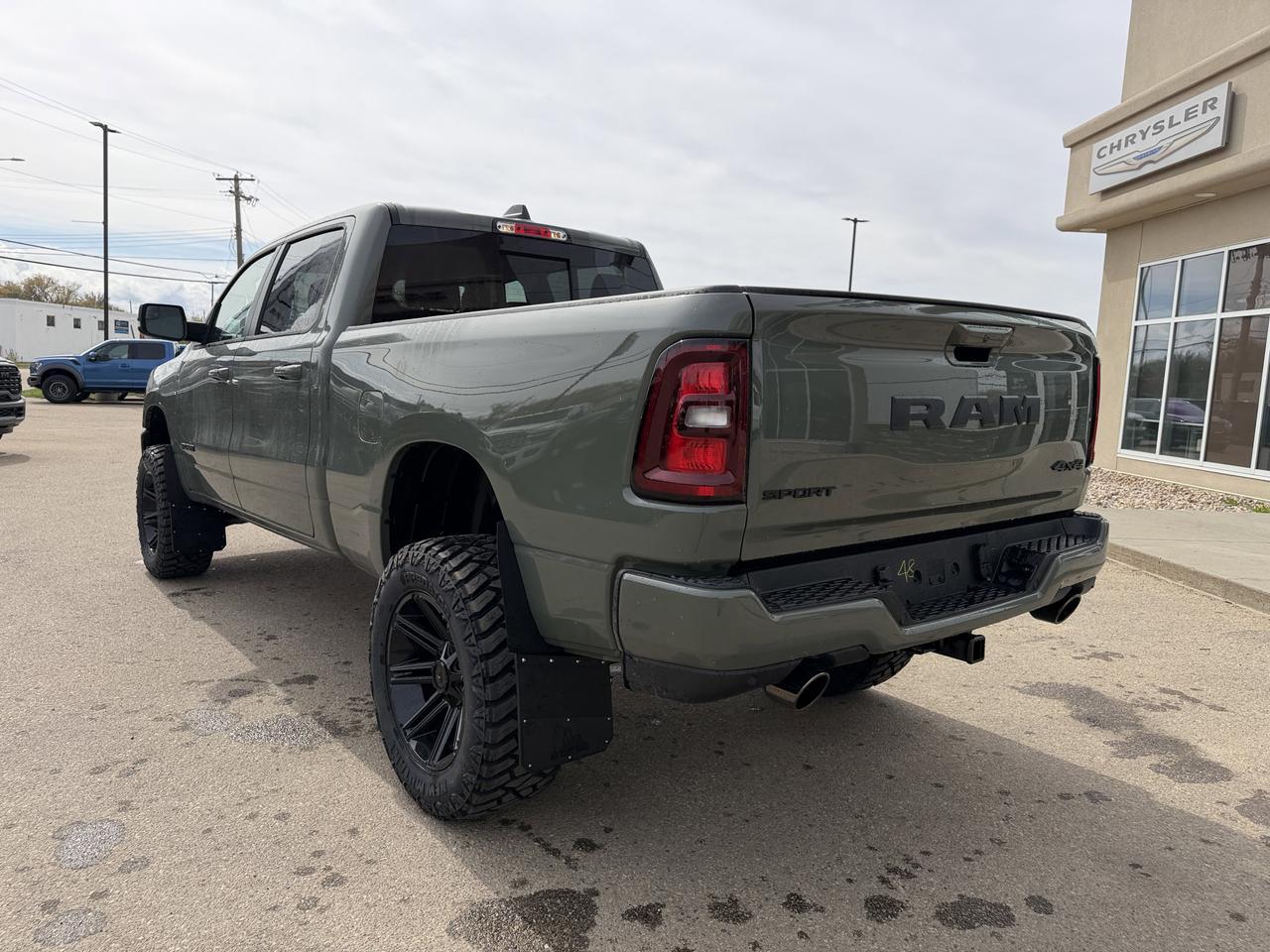 2026 Ram 1500 Sport Crew Cab 4x4 | Rig Ready Ram | 3L Twin Turbo | 12IN Touchscreen | NAV | Heated Seats Redwater AB