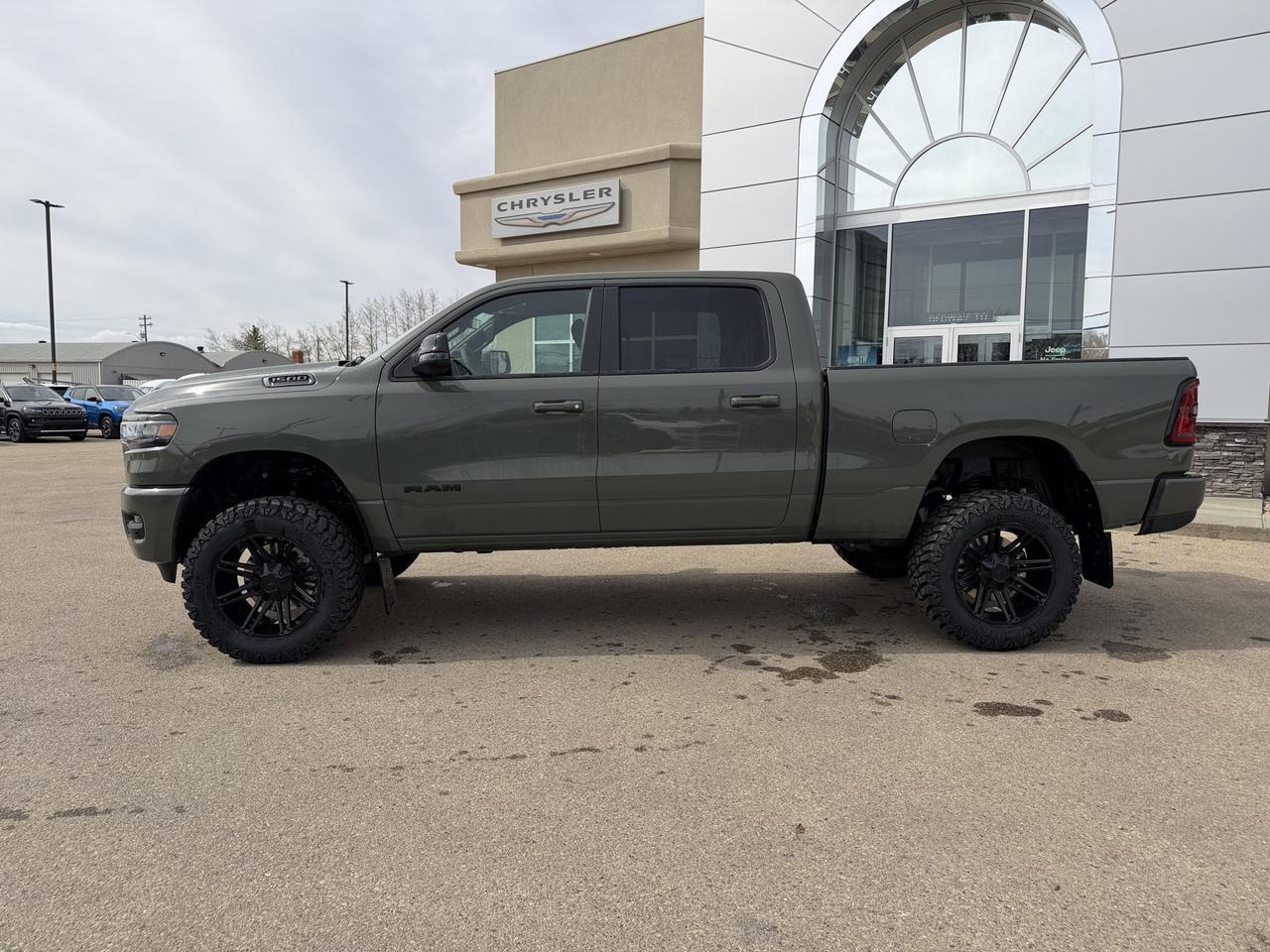 2026 Ram 1500 Sport Crew Cab 4x4 | Rig Ready Ram | 3L Twin Turbo | 12IN Touchscreen | NAV | Heated Seats Redwater AB