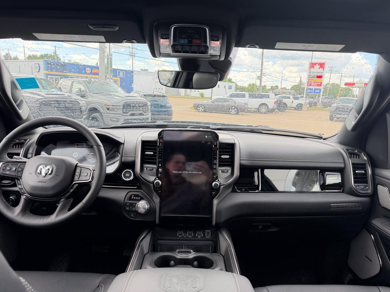 2026 Ram 1500 Sport Crew Cab 4x4 | Rig Ready Ram | HEMI V8 | Night Edition | Black Leather | Pano Sunroof | NAV Redwater AB
