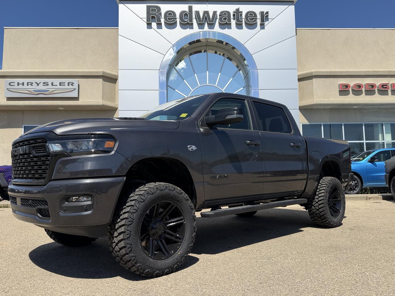 2026 Ram 1500 Sport Crew Cab 4x4 | Rig Ready Ram | HEMI V8 | Night Edition | Black Leather | Pano Sunroof | NAV