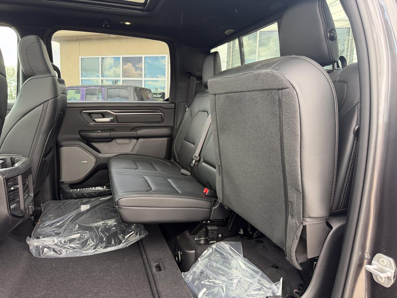2026 Ram 1500 Sport Crew Cab 4x4 | Rig Ready Ram | HEMI V8 | Night Edition | Black Leather | Pano Sunroof | NAV Redwater AB
