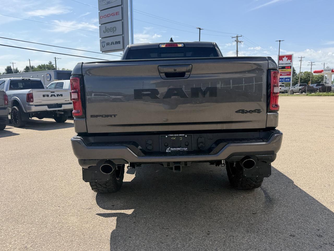 2026 Ram 1500 Sport Crew Cab 4x4 | Rig Ready Ram | KYLE | 6" Lift Kit | Hemi | 20" Wheels | 35" Tires | Pano Roof Redwater AB
