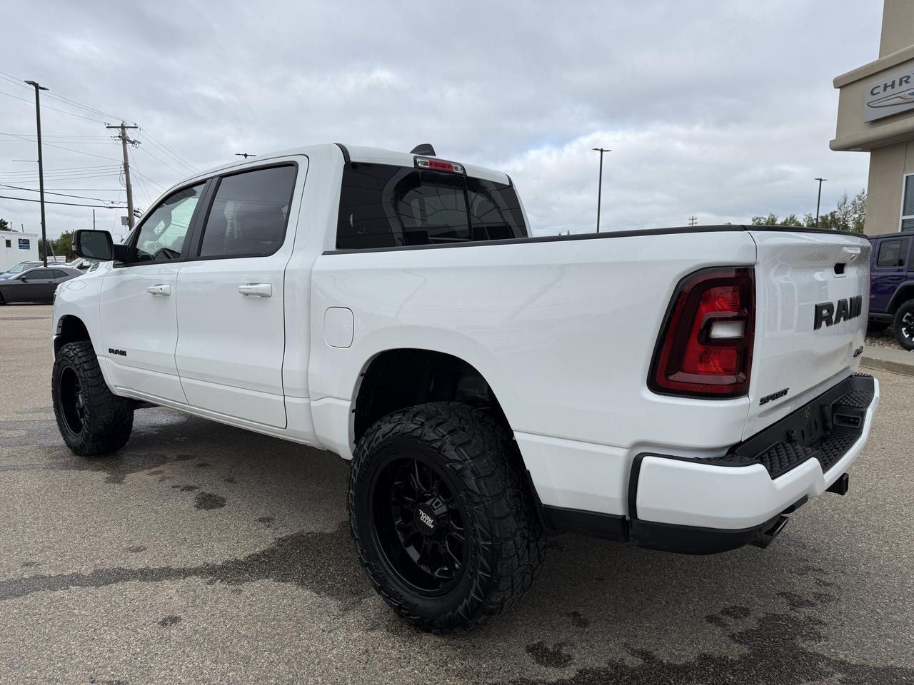 2026 Ram 1500 Sport Crew Cab 4x4 | Rig Ready Ram | RANDY CANDY | 4IN Lift  | 20IN Rims | 35IN Tires | Heated Seats Redwater AB