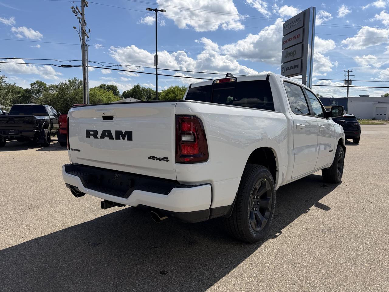 2026 Ram 1500 Sport Crew Cab 4x4 | Rig Ready Ram | RANDY CANDY | 4" Lift  | 20" Rims | 35" Tires | Heated Seats Redwater AB