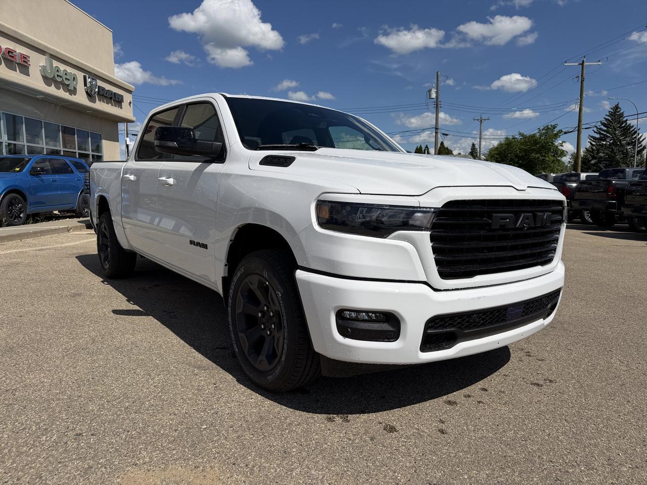 2026 Ram 1500 Sport Crew Cab 4x4 | Rig Ready Ram | RANDY CANDY | 4" Lift  | 20" Rims | 35" Tires | Heated Seats Redwater AB