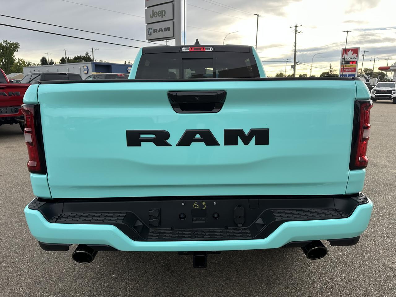 2026 Ram 1500 Sport Crew Cab 4x4 | TOOTH PASTE | Custom Wrap | Pano Sunroof | Heated & Vented Seats | NAV Redwater AB