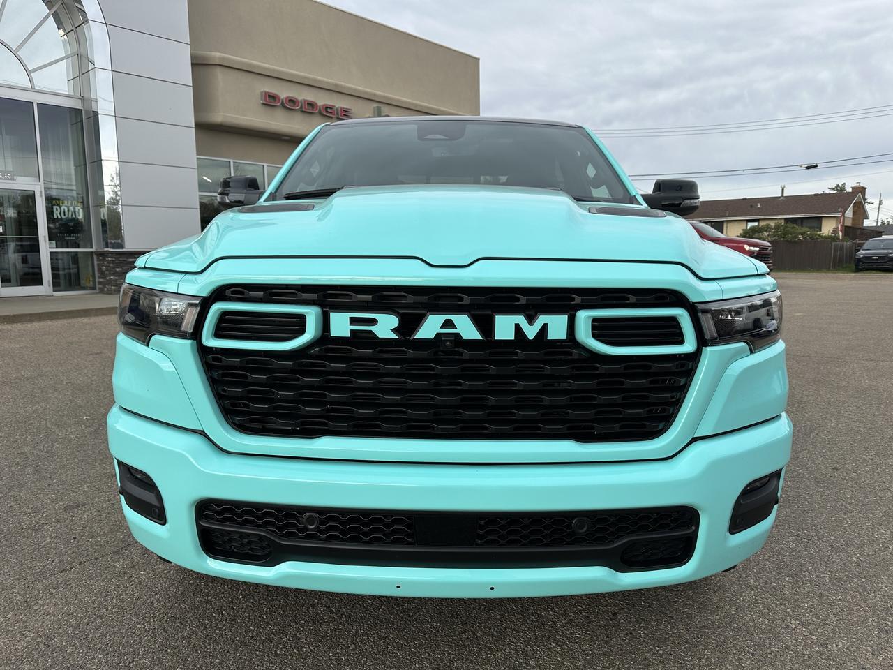 2026 Ram 1500 Sport Crew Cab 4x4 | TOOTH PASTE | Custom Wrap | Pano Sunroof | Heated & Vented Seats | NAV