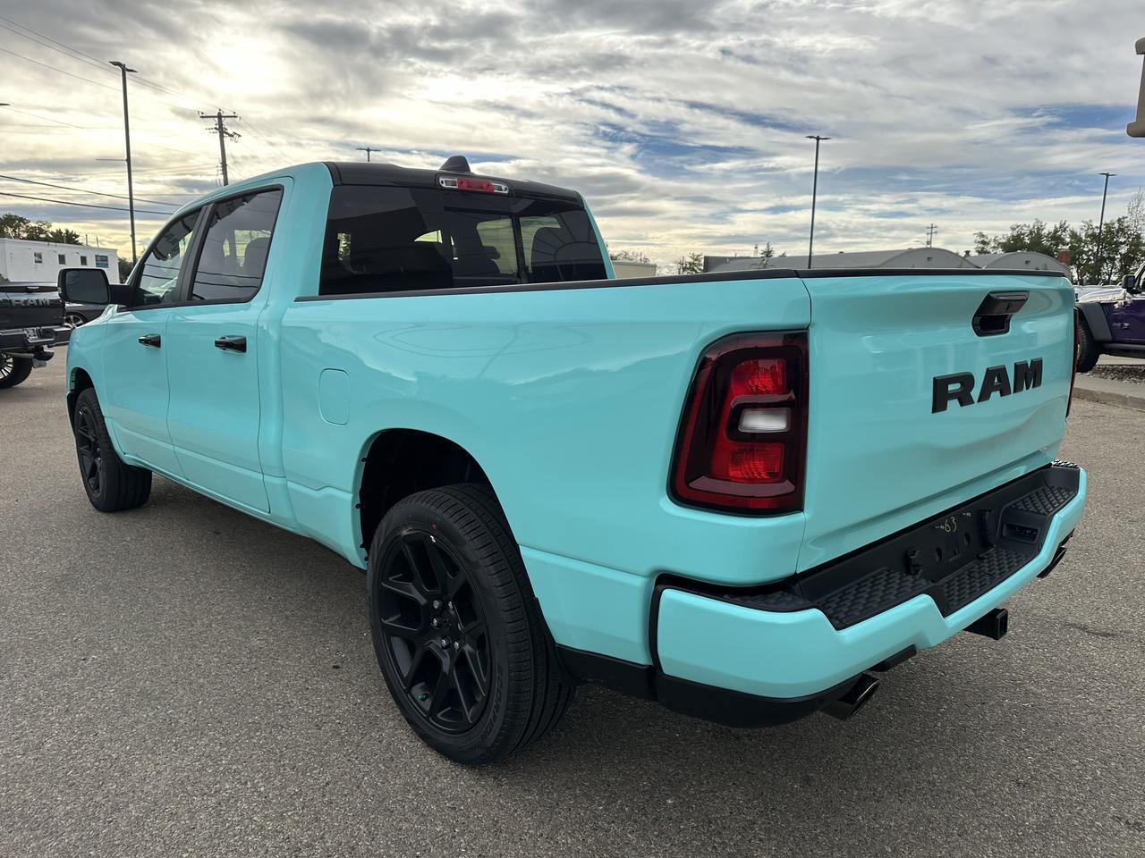 2026 Ram 1500 Sport Crew Cab 4x4 | TOOTH PASTE | Custom Wrap | Pano Sunroof | Heated & Vented Seats | NAV Redwater AB