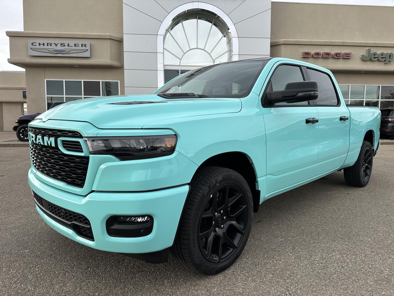 2026 Ram 1500 Sport Crew Cab 4x4 | TOOTH PASTE | Custom Wrap | Pano Sunroof | Heated & Vented Seats | NAV