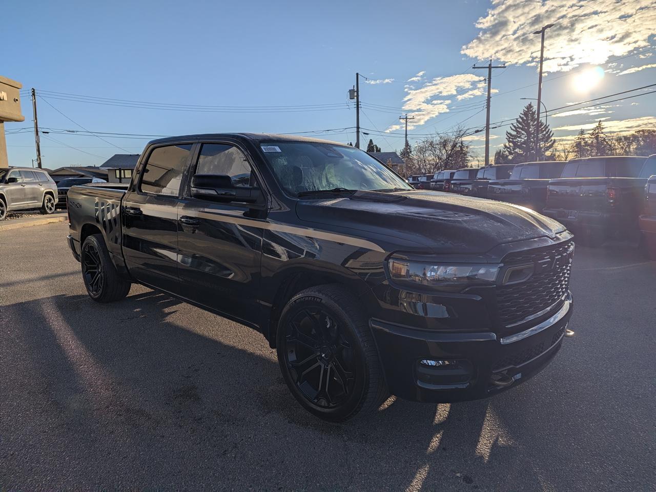 2026 Ram 1500 Sport Crew Cab 4x4 | V8 HEMI | 12IN Display | NAV | Premium Heated Vented Seats | 22IN Wheels Redwater AB