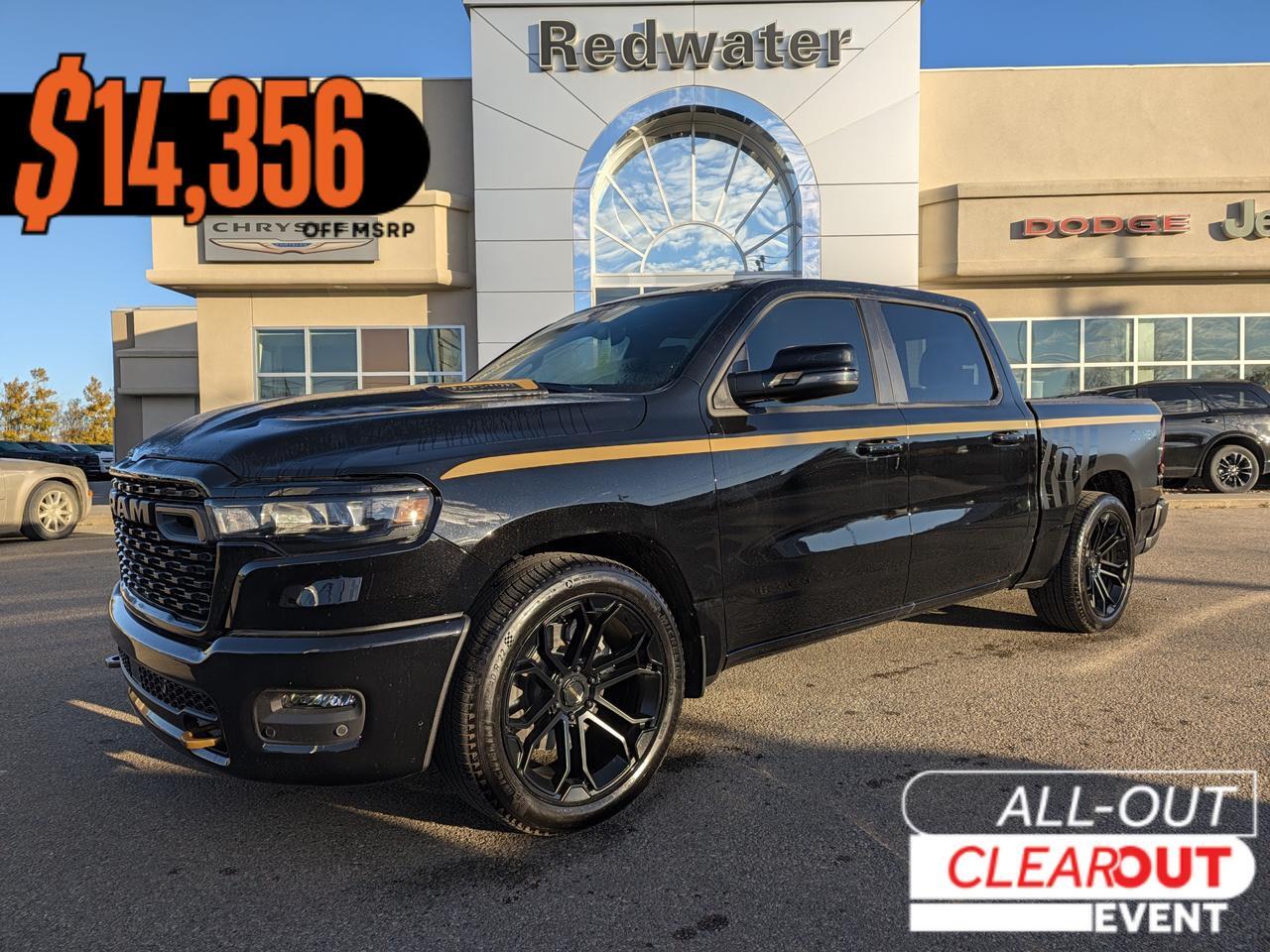 2026 Ram 1500 Sport Crew Cab 4x4 | V8 HEMI | 12IN Display | NAV | Premium Heated Vented Seats | 22IN Wheels