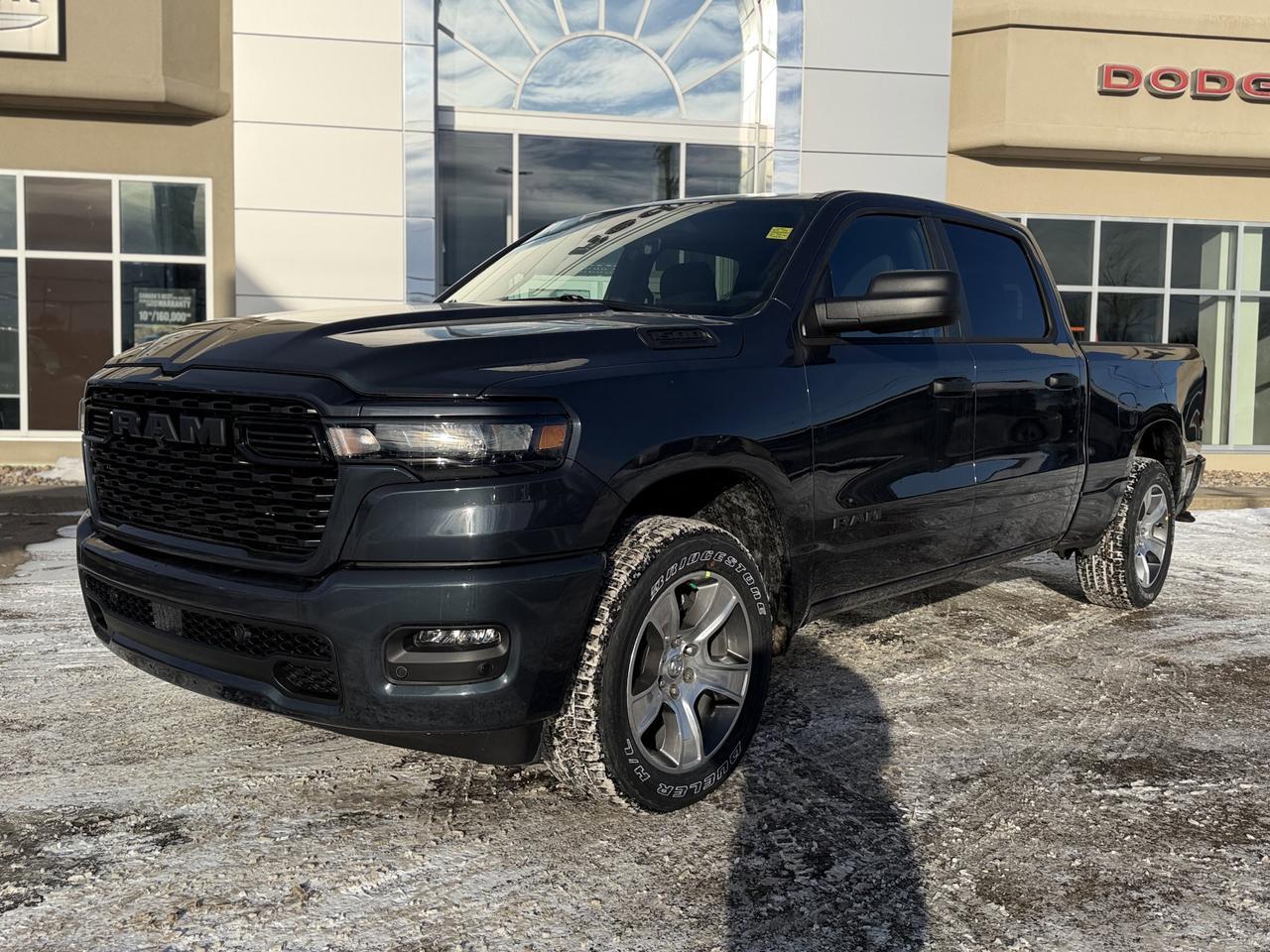 2026 Ram 1500 Tradesman Crew Cab 4x4 | 3L Hurricane | Forged Blue | Remote Start | Backup Camera | Towing Prep Redwater AB