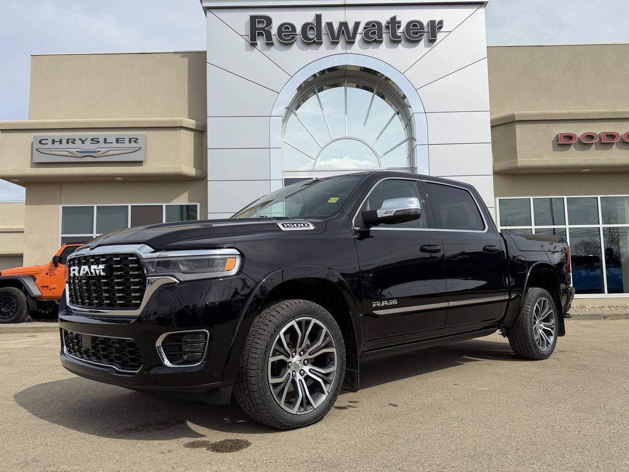2026 Ram 1500 Tungsten 4x4 | Diamond Black | Hurricane HO I6 | 22IN Wheels | 23-Speaker Klipsch Audio