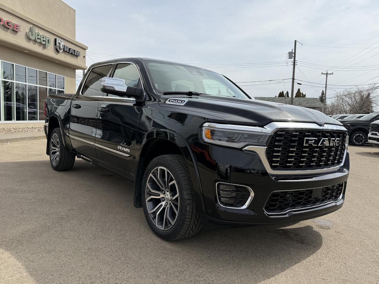 2026 Ram 1500 Tungsten 4x4 | Diamond Black | Hurricane HO I6 | 22IN Wheels | 23-Speaker Klipsch Audio Redwater AB