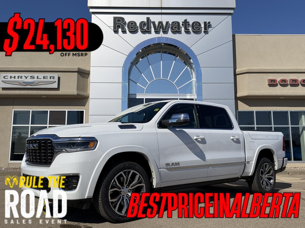 2026 Ram 1500 Tungsten Crew Cab 4x4 | 3L Hurricane | 22IN Wheels | Klipsch Audio | Massaging Leather | Sunroof
