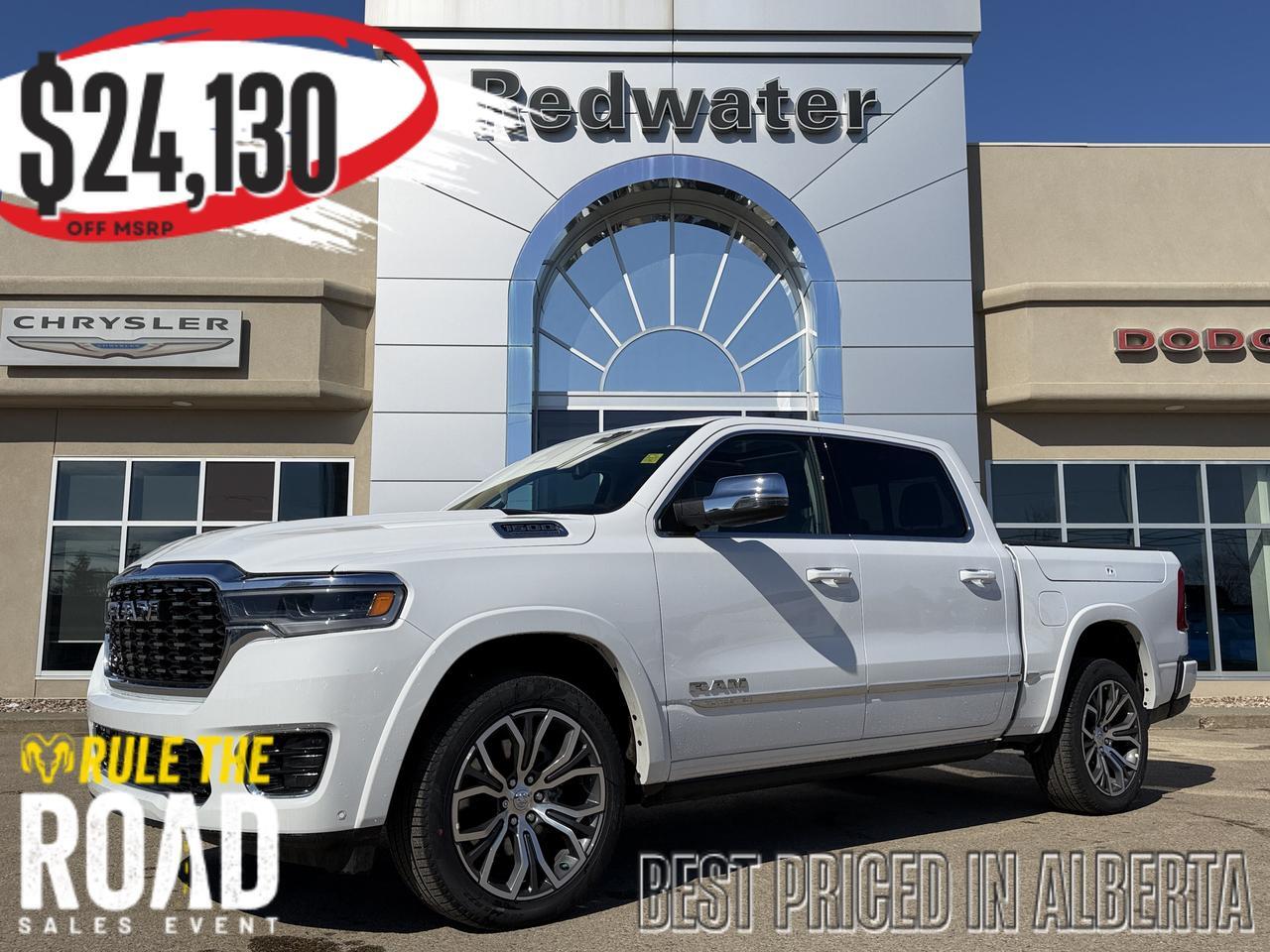 2026 Ram 1500 Tungsten Crew Cab 4x4 | 3L Hurricane | 22IN Wheels | Klipsch Audio | Massaging Leather | Sunroof