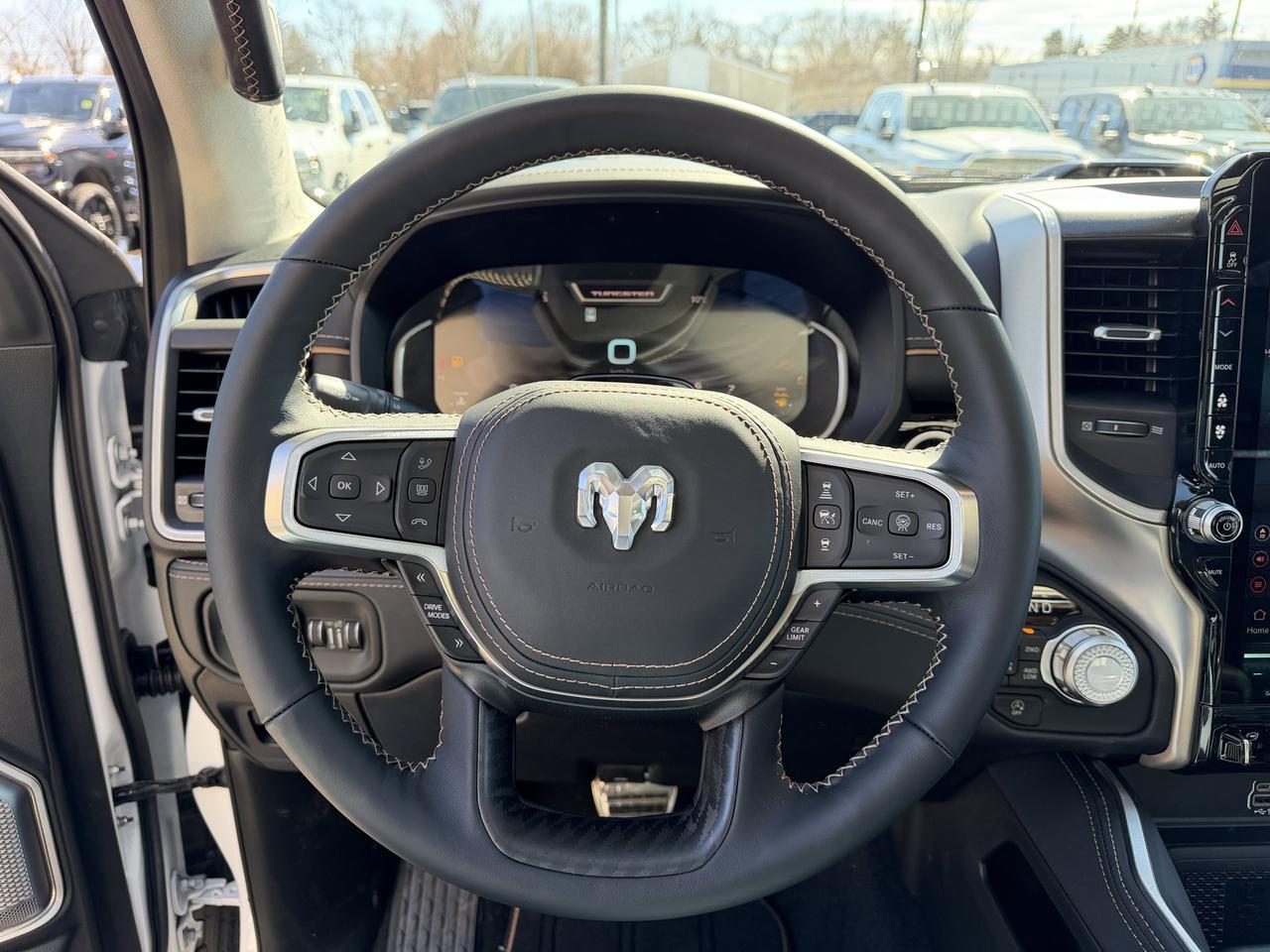 2026 Ram 1500 Tungsten Crew Cab 4x4 | 3L Hurricane | 22IN Wheels | Klipsch Audio | Massaging Leather | Sunroof Redwater AB