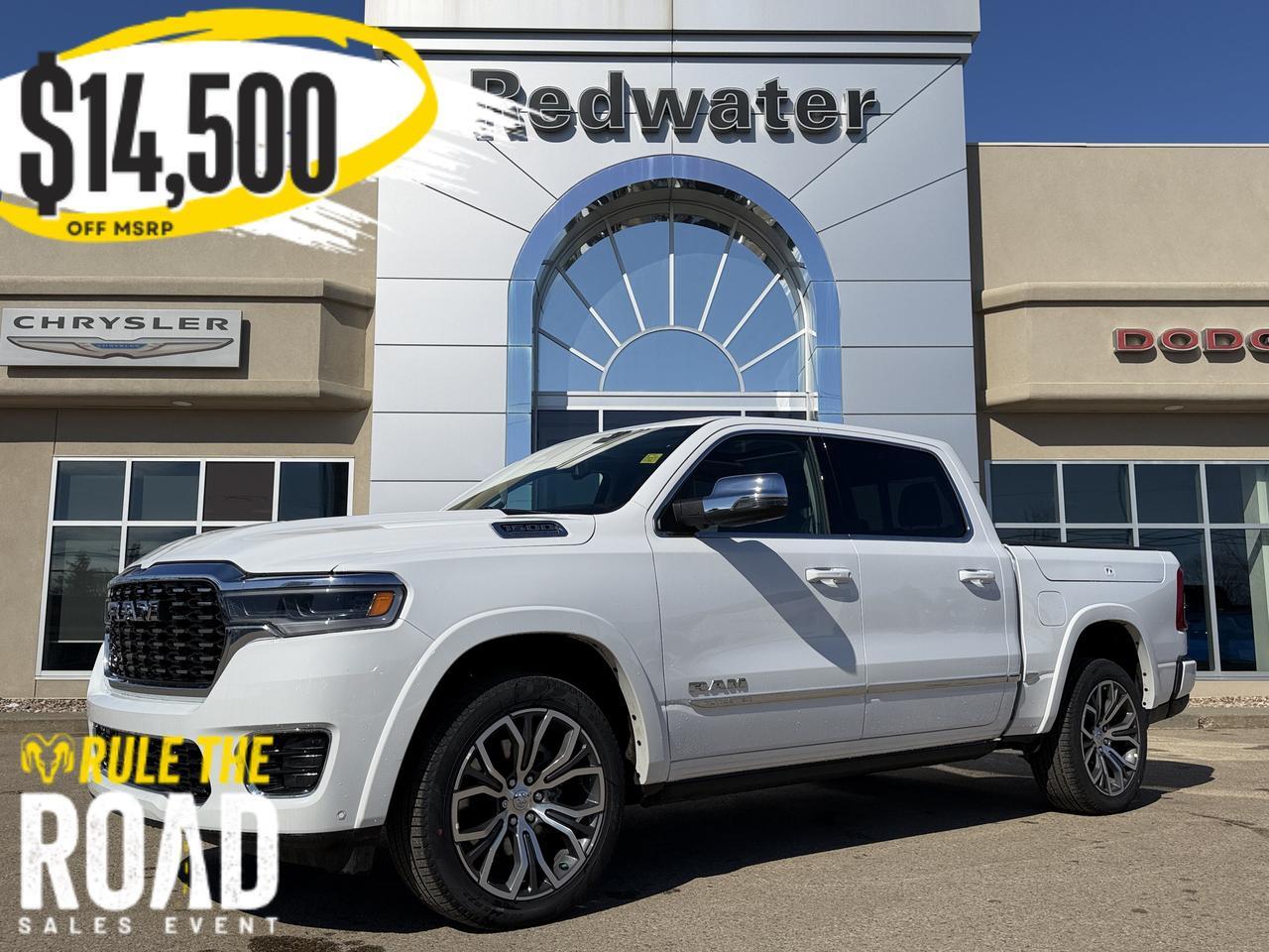 2026 Ram 1500 Tungsten Crew Cab 4x4 | 3L Hurricane | 22IN Wheels | Klipsch Audio | Massaging Leather | Sunroof