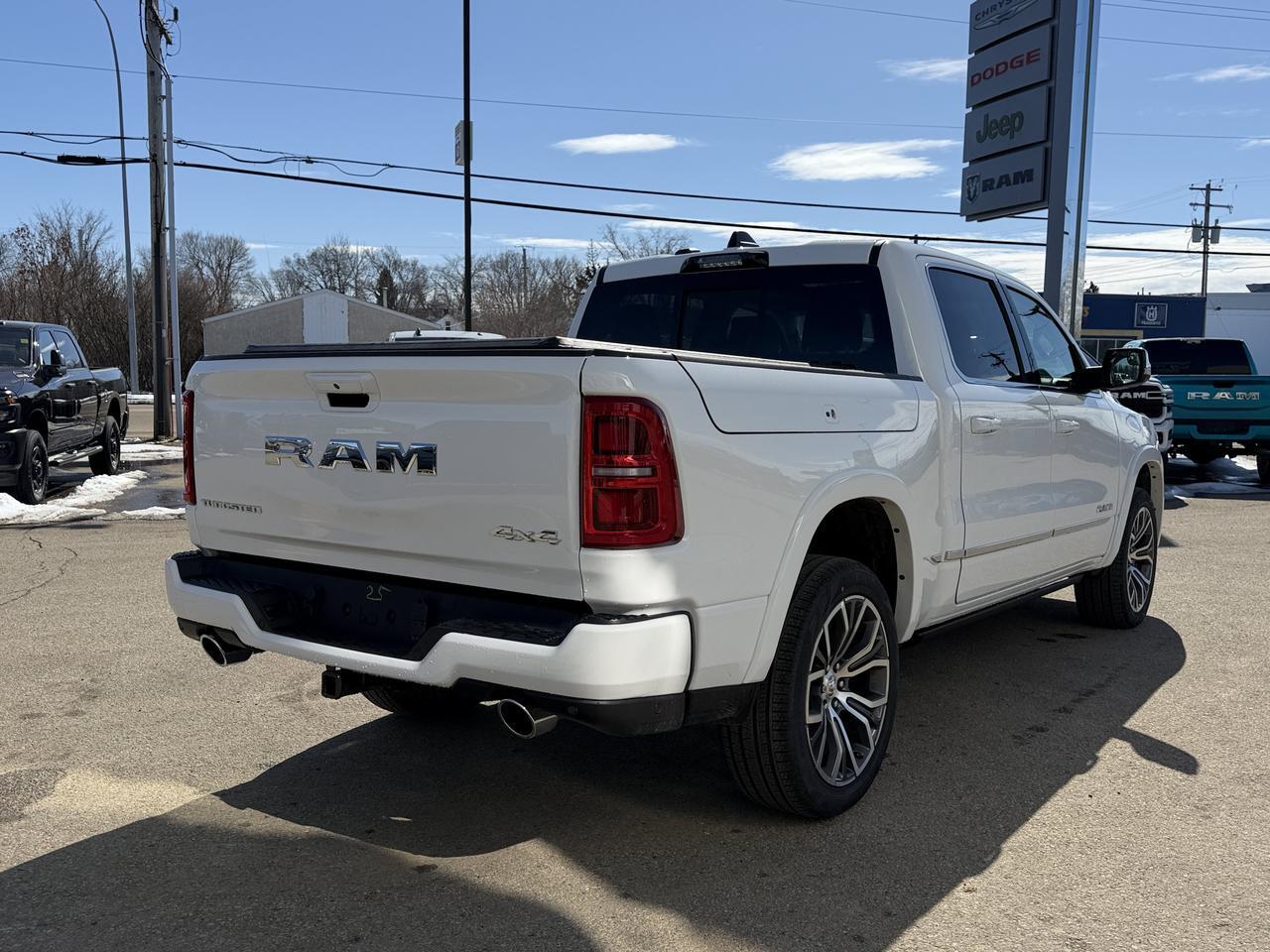 2026 Ram 1500 Tungsten Crew Cab 4x4 | 3L Hurricane | 22IN Wheels | Klipsch Audio | Massaging Leather | Sunroof Redwater AB
