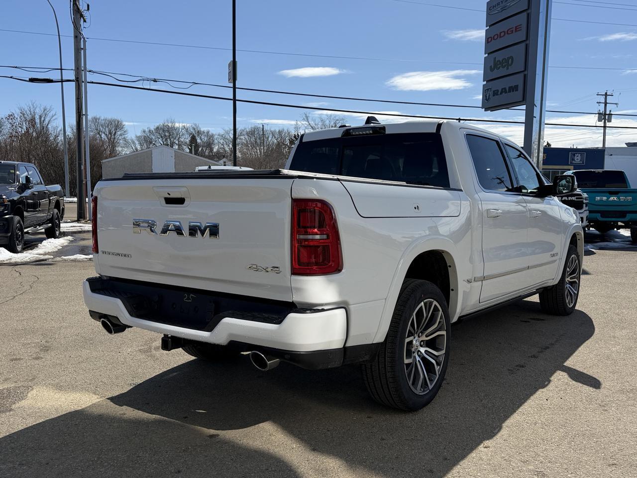 2026 Ram 1500 Tungsten Crew Cab 4x4 | 3L Hurricane | 22IN Wheels | Klipsch Audio | Massaging Leather | Sunroof Redwater AB