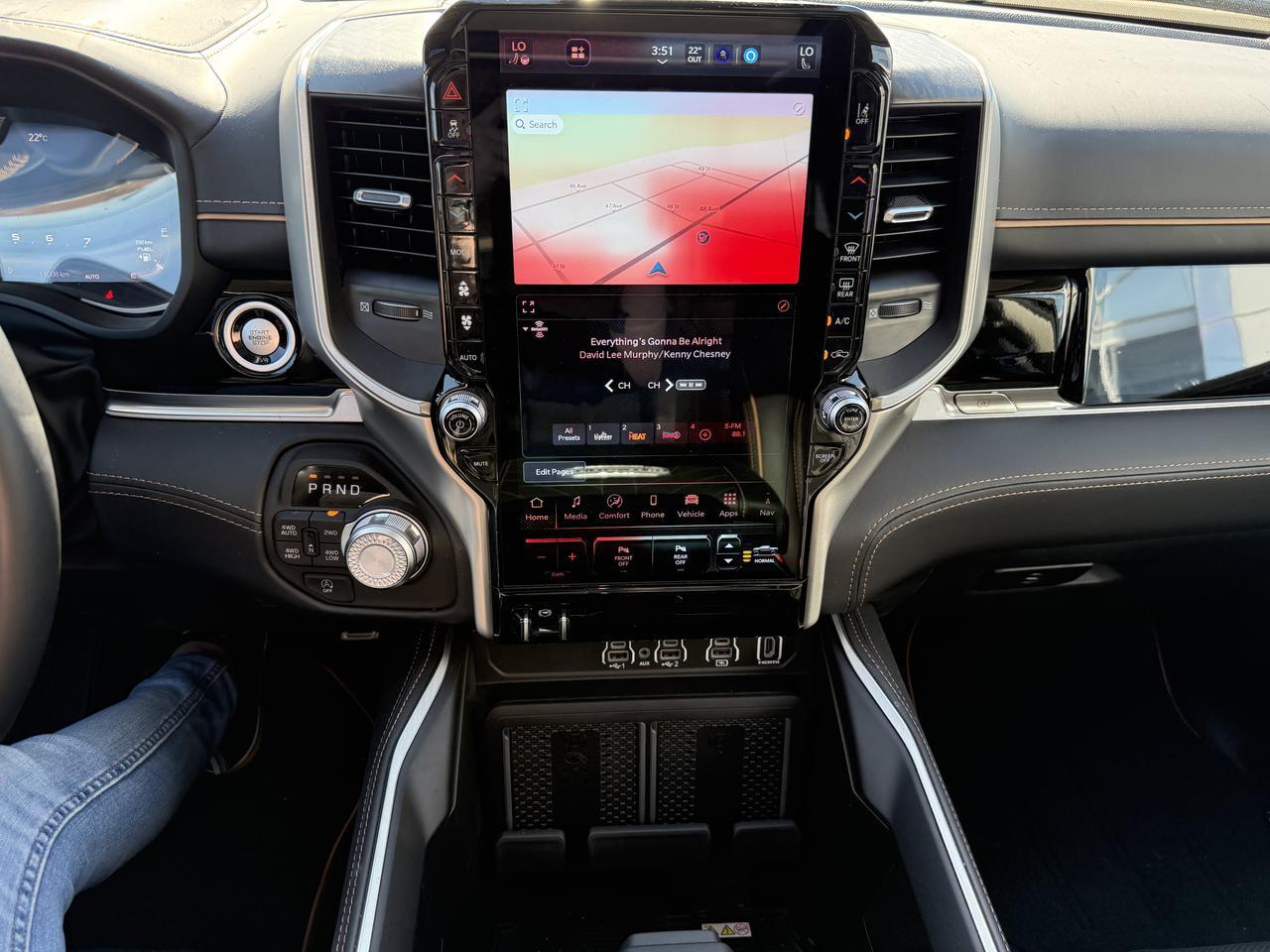 2026 Ram 1500 Tungsten Crew Cab 4x4 | 3L Hurricane | 22IN Wheels | Klipsch Audio | Massaging Leather | Sunroof Redwater AB