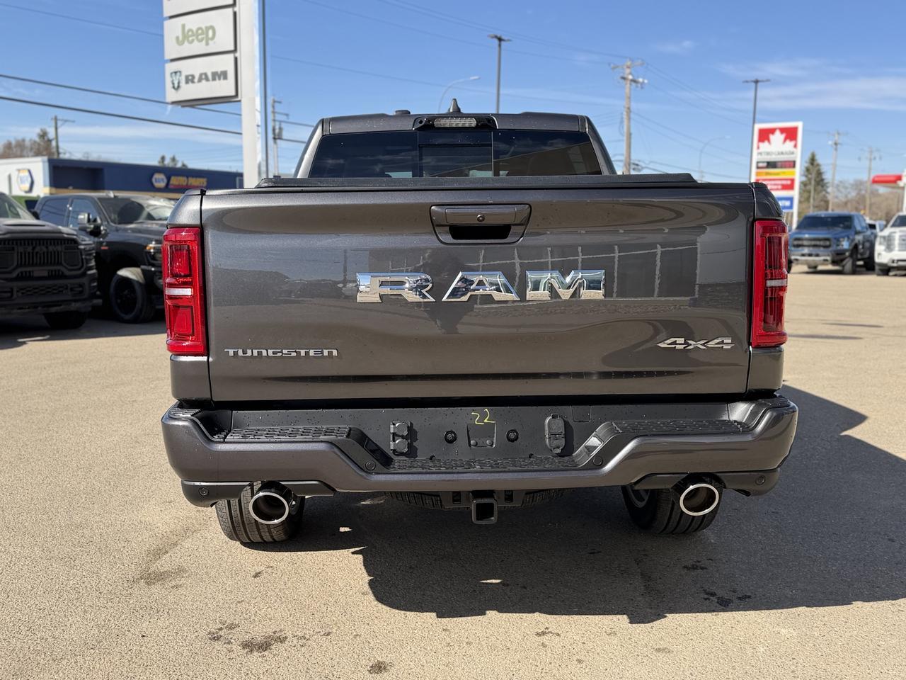 2026 Ram 1500 Tungsten Crew Cab 4x4 | 3L Hurricane | Massaging Leather | Dual Sunroof | Power Boards | 22IN Wheels Redwater AB