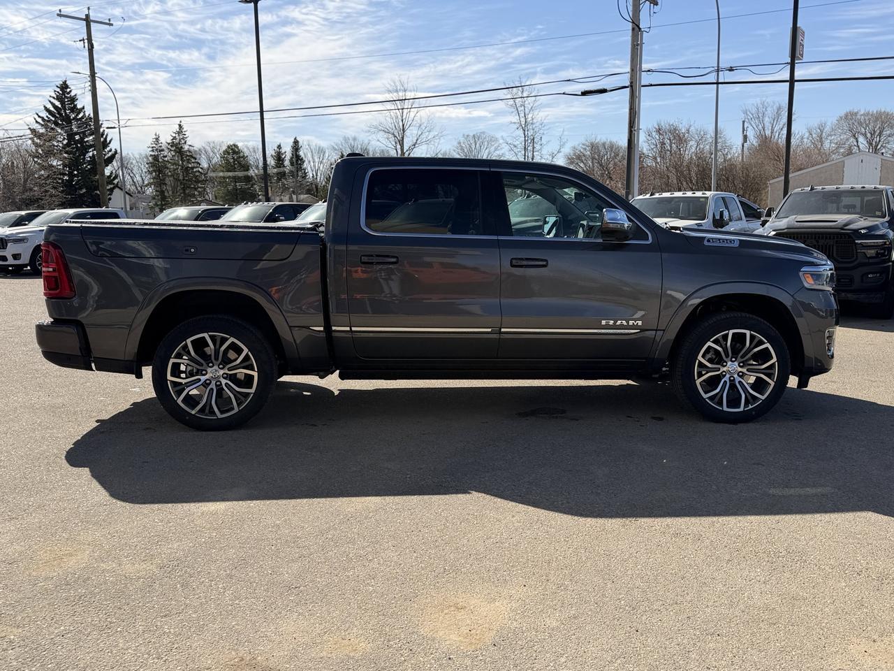 2026 Ram 1500 Tungsten Crew Cab 4x4 | 3L Hurricane | Massaging Leather | Dual Sunroof | Power Boards | 22IN Wheels Redwater AB