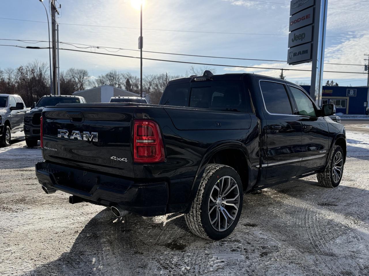 2026 Ram 1500 Tungsten Crew Cab 4x4 | 3L Hurricane | Premium Leather | Dual Pane Sunroof | NAV | 22IN Wheels Redwater AB