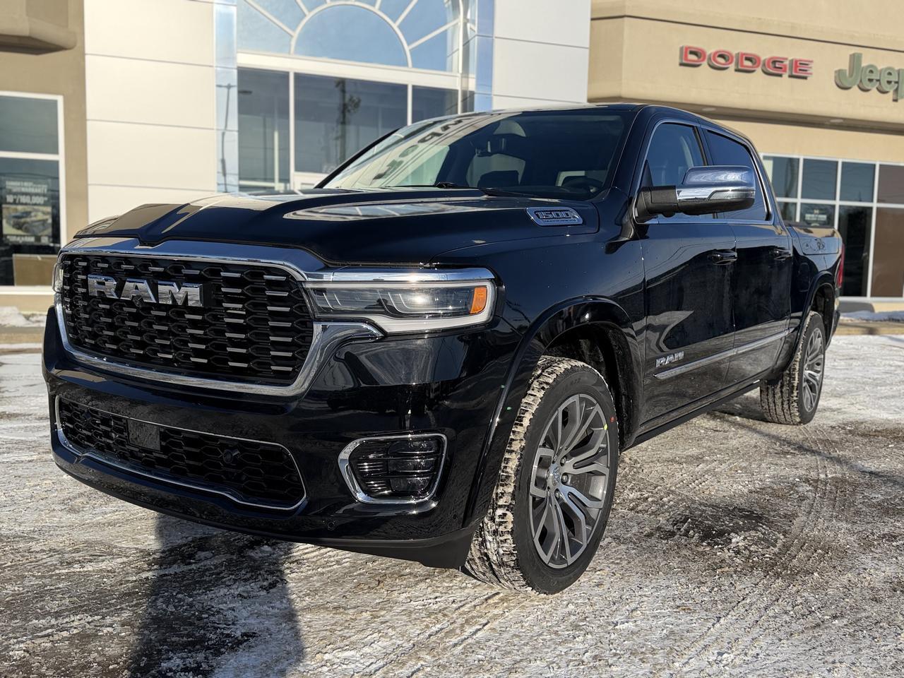 2026 Ram 1500 Tungsten Crew Cab 4x4 | 3L Hurricane | Premium Leather | Dual Pane Sunroof | NAV | 22IN Wheels