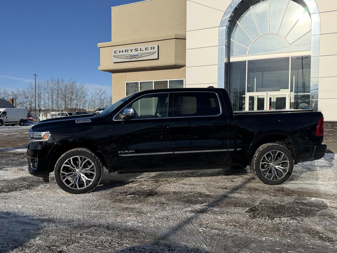 2026 Ram 1500 Tungsten Crew Cab 4x4 | 3L Hurricane | Premium Leather | Dual Pane Sunroof | NAV | 22IN Wheels Redwater AB