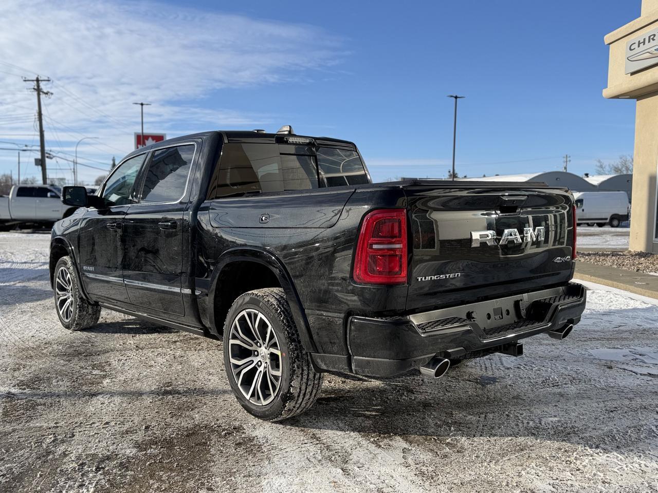 2026 Ram 1500 Tungsten Crew Cab 4x4 | 3L Hurricane | Premium Leather | Dual Pane Sunroof | NAV | 22IN Wheels Redwater AB