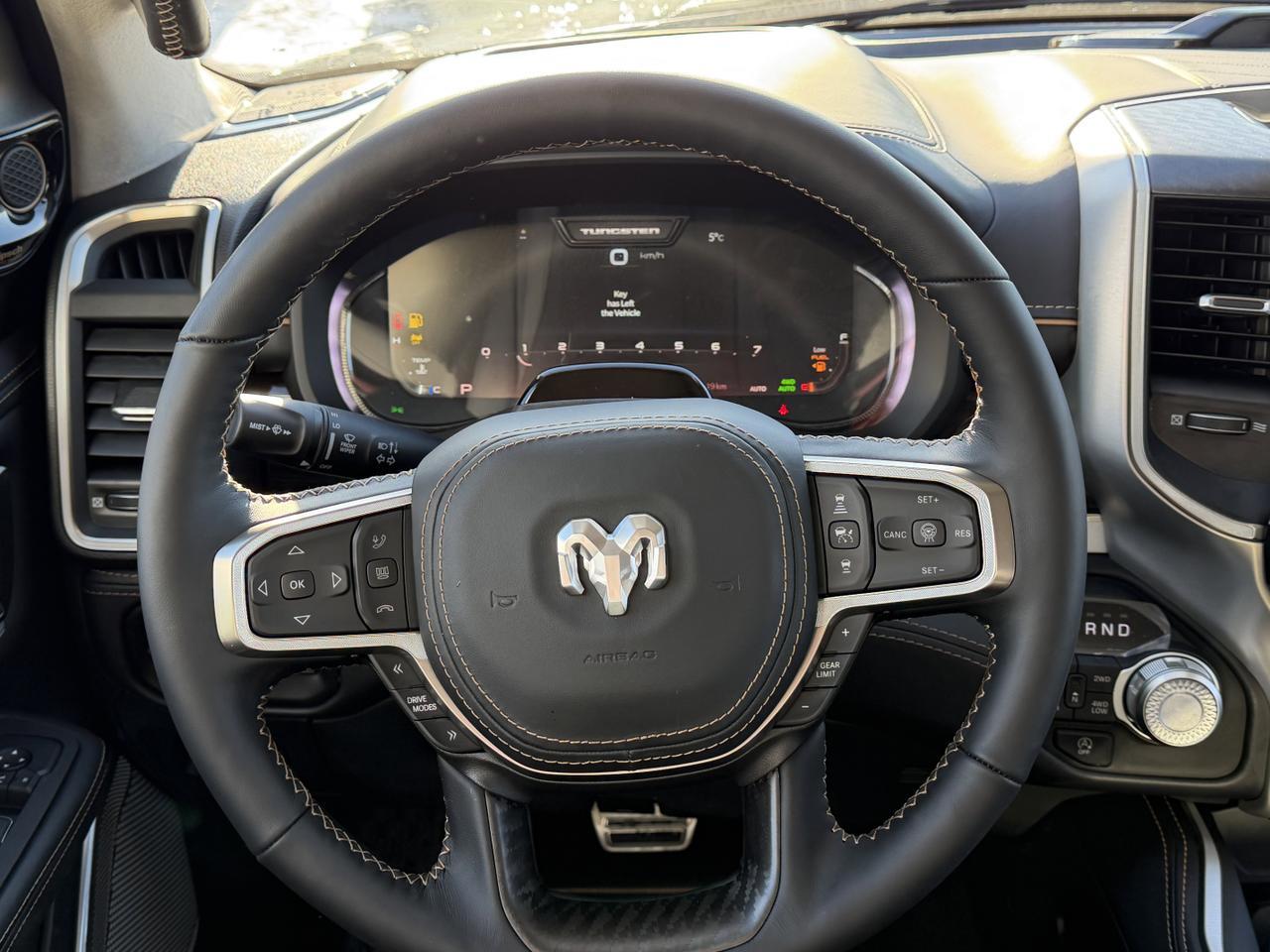 2026 Ram 1500 Tungsten Crew Cab 4x4 | 3L Hurricane | Premium Leather | Dual Pane Sunroof | NAV | 22IN Wheels Redwater AB