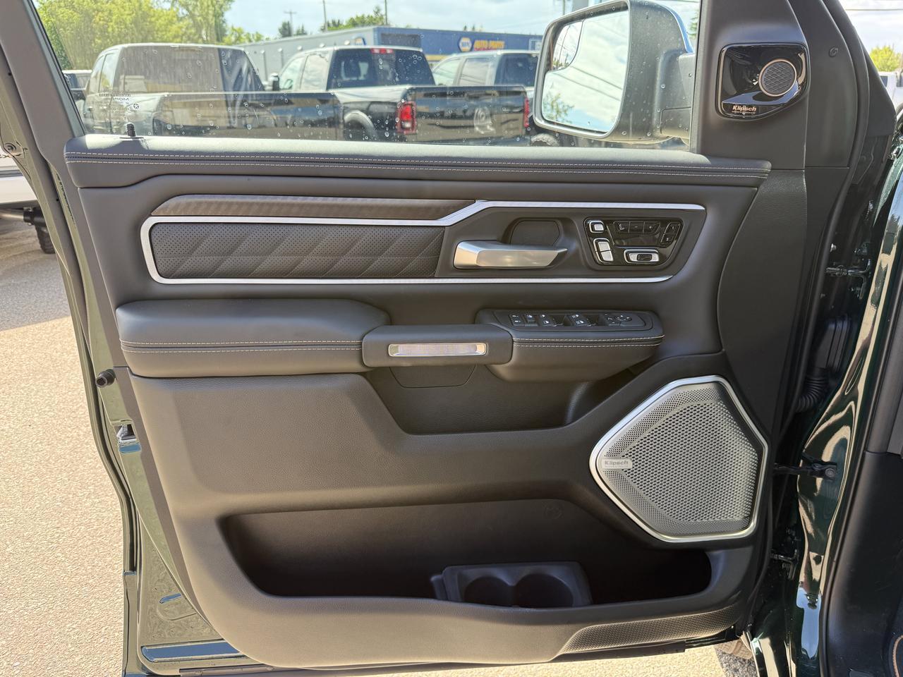 2026 Ram 1500 Tungsten Crew Cab 4x4 | 3L Twin Turbo | Serrano Green | Black Leather | Massaging Seats | Sunroof Redwater AB
