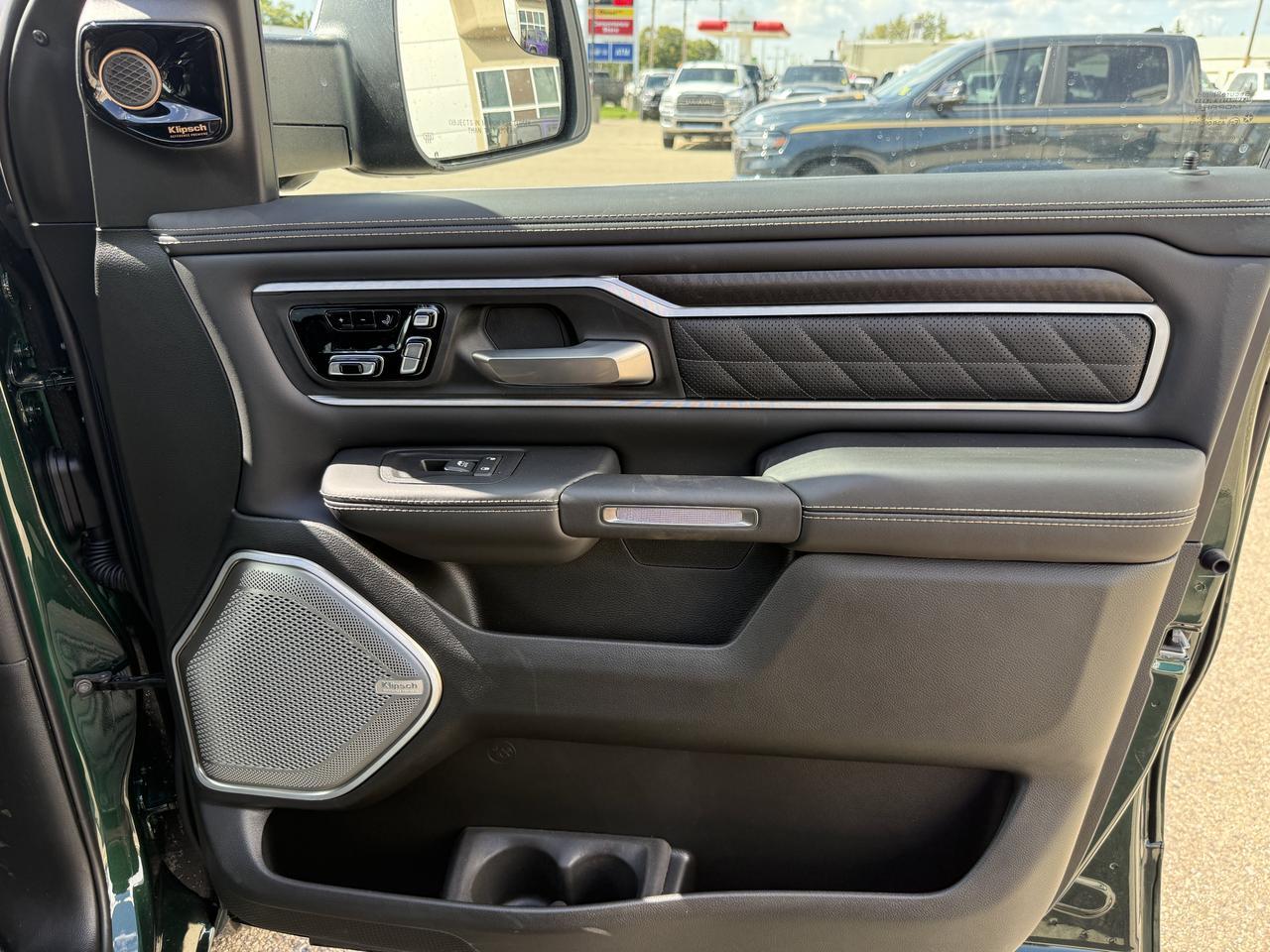 2026 Ram 1500 Tungsten Crew Cab 4x4 | 3L Twin Turbo | Serrano Green | Black Leather | Massaging Seats | Sunroof Redwater AB