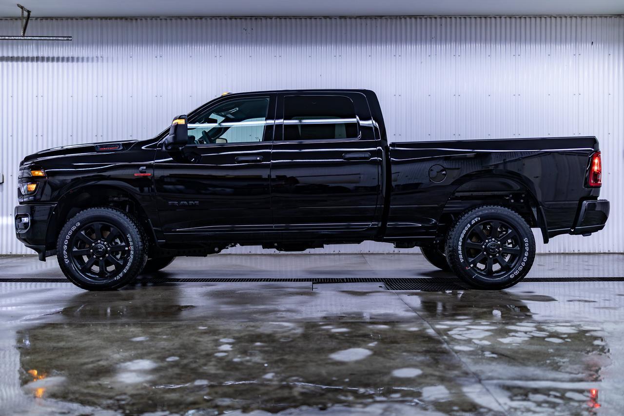 2026 Ram 2500 4x4 Crew Cab Big Horn Night Edition Diesel Nav Bcam Red Deer AB