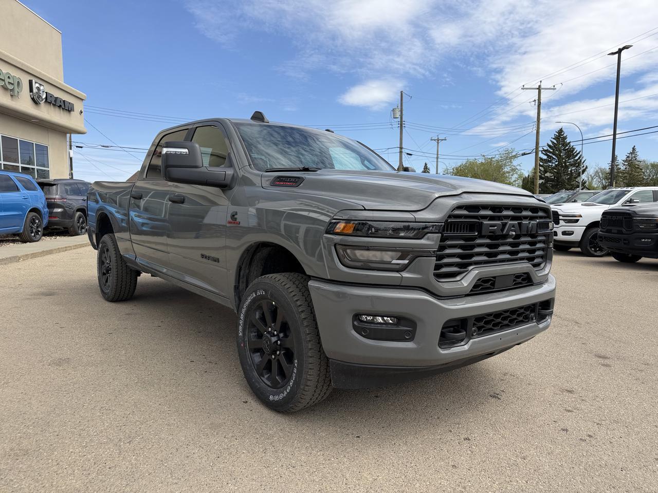 2026 Ram 2500 Big Horn Crew Cab 4x4 | Cummins Diesel | Night Edition | 12IN Touchscreen | NAV | Heated Seats Redwater AB