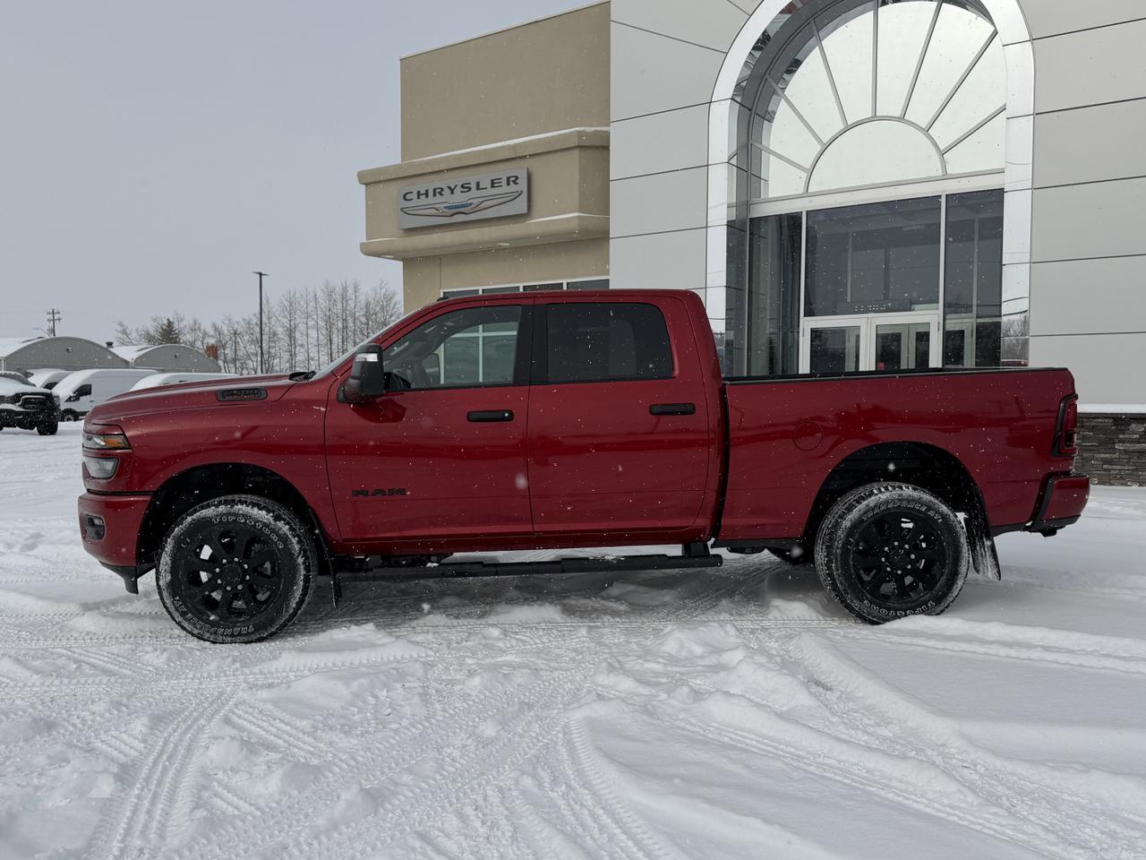 2026 Ram 2500 Big Horn Night Edition Crew Cab 4x4 | NAV | 12IN Display | 20IN Wheels | Remote Start | Molten Red Redwater AB