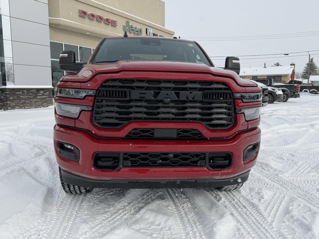2026 Ram 2500 Big Horn Night Edition Crew Cab 4x4 | NAV | 12IN Display | 20IN Wheels | Remote Start | Molten Red Redwater AB