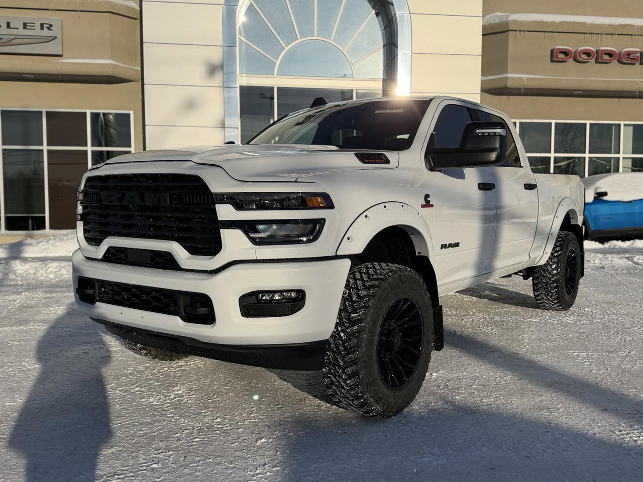 2026 Ram 2500 Big Horn Night Edition Crew Cab 4x4 | Rig Ready Ram | CASPER | Backup Camera | NAV | Remote Start Redwater AB