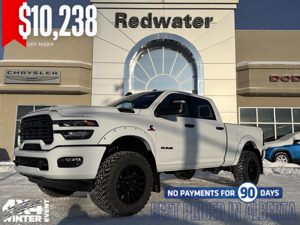 2026 Ram 2500 Big Horn Night Edition Crew Cab 4x4 | Rig Ready Ram | CASPER | Backup Camera | NAV | Remote Start